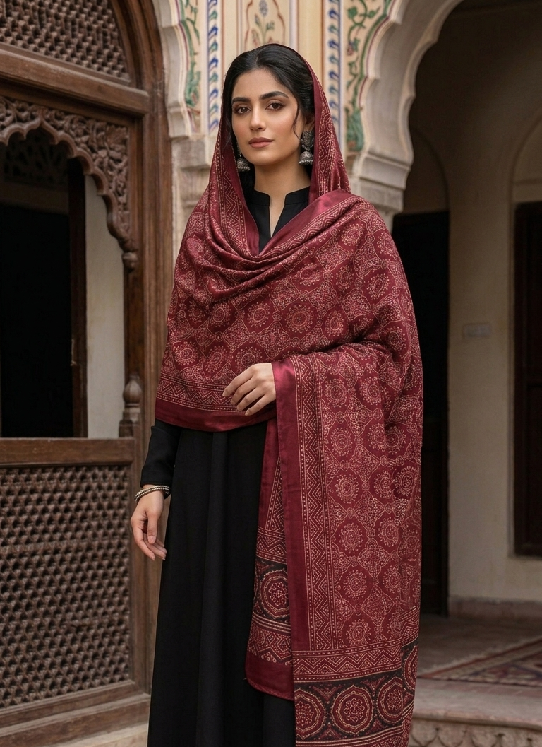 Chiffon Embroidered Dupatta