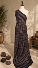 Korean Shamoz Silk Ajrak Shawl - Image 2