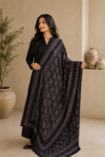 Korean Shamoz Silk Ajrak Shawl - Image 3